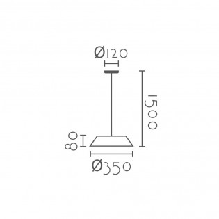 Lámpe a suspension LED Madita (24W)