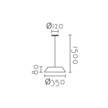 Lámpe a suspension LED Madita (24W)