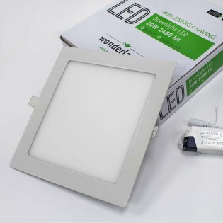 Spot Downlight LED extra-plat 20W (gris)