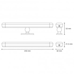 Applique LED rechargeable magnétique Vanto (2W)
