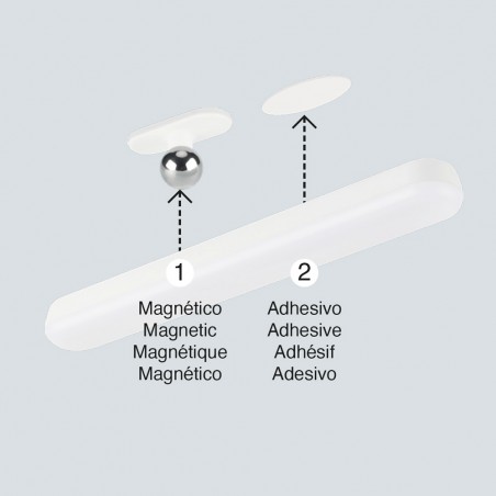 Applique LED rechargeable magnétique Vanto (2W)
