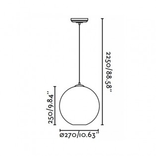 Lampe industriel transparent