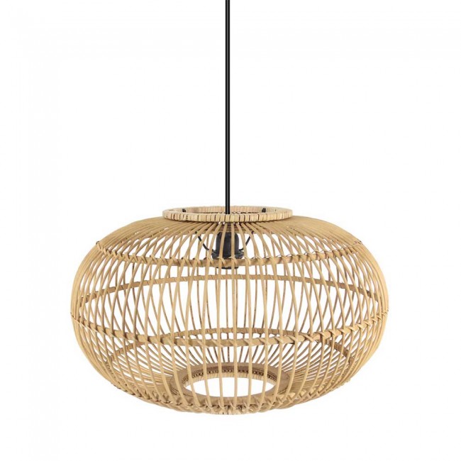 Lampe a suspension en bambou Viseu 50