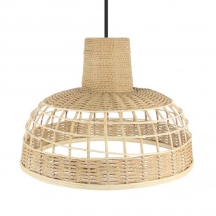 Lampe à suspension en bambou Braganza