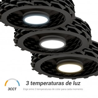 Ventilateur de plafond á LED Rubik Wifi CCT Dim (36W+15W)