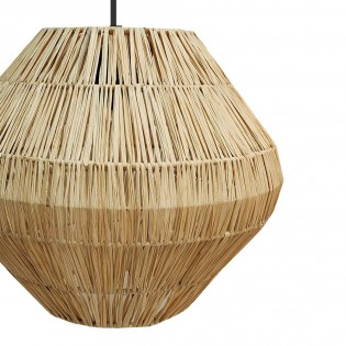 Lámpe de plafond naturel Nael