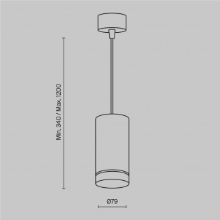 Suspension LED Orlo 3000K (12W)