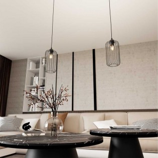 Lámpe de plafond Osmera Noir