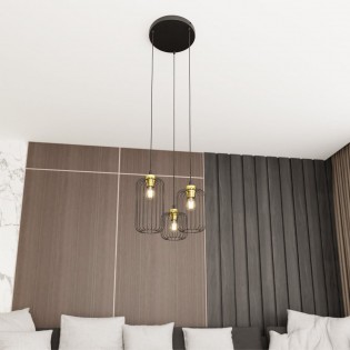 Lámpe de plafond Osmera Or II (3 lumieres)