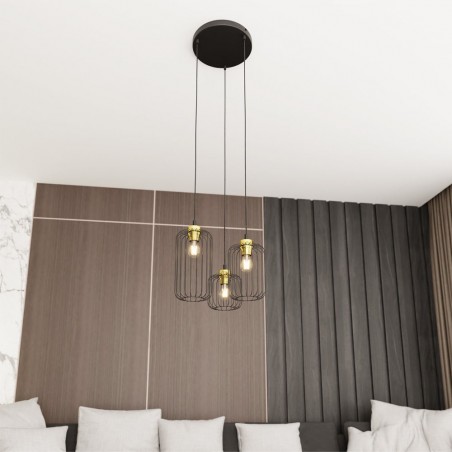 Lámpe de plafond Osmera Or II (3 lumieres)