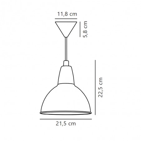 Lampe de plafond Trude