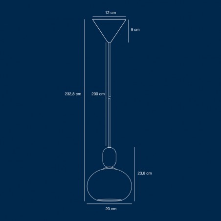 Lampe a suspension Notti