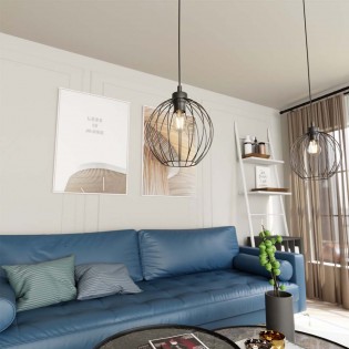 Lámpe de plafond Fersan Noir