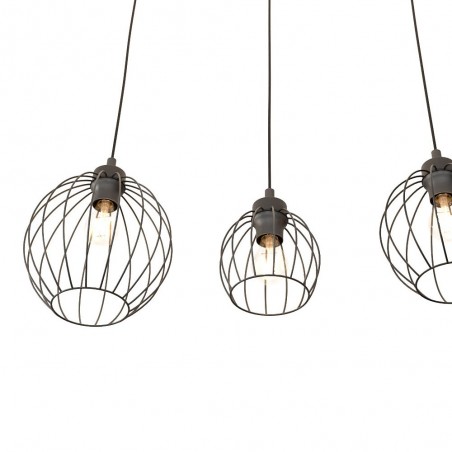 Lámpe de plafond Fersan Noir (3 lumieres)