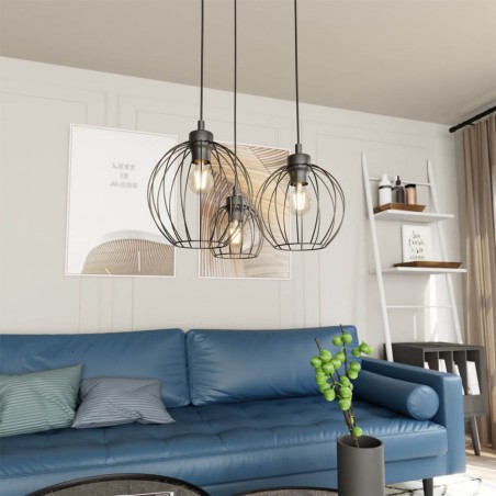 Lámpe de plafond Fersan Noir II (3 lumieres)