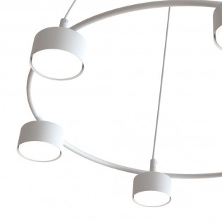 Lámpe de plafond Discover Blanc (6 lumieres)