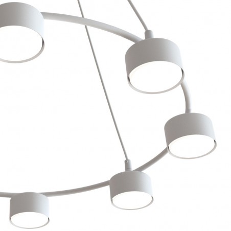 Lámpe de plafond Discover Blanc (8 lumieres)