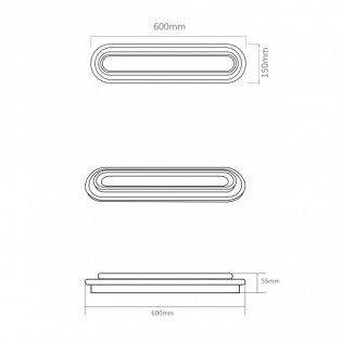 Plafónnier LED Link (32W)