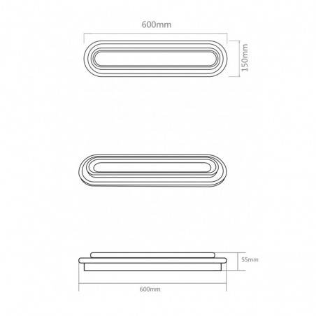 Plafónnier LED Link (32W)