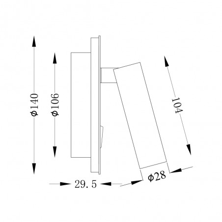 Applique Murale LED Los 176 (9W)