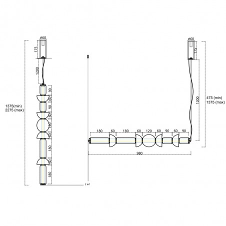 Suspension LED Cosmo (39W)