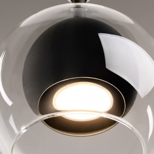 Lampe de plafond Ros Noir