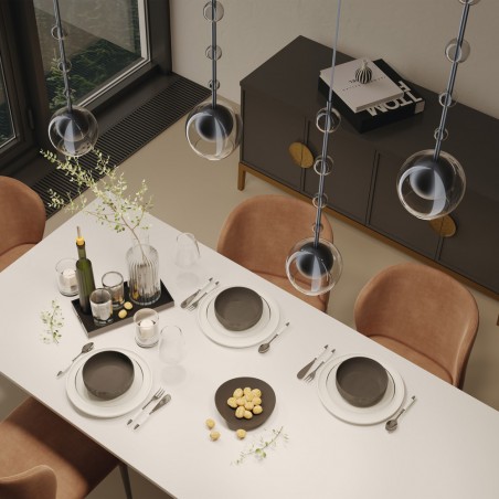 Lampe de plafond Ros Noir