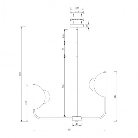 Lustre Tropic (6 lumieres)