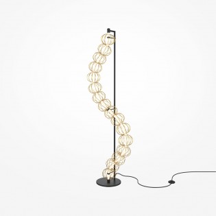Lampadaire LED Golden Cage...