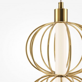 Suspension LED Golden Cage (17W)