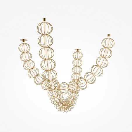Suspension LED Golden Cage (117W)