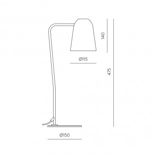 Lampe à poser Dobi