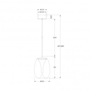 Lampe de plafond LED Splash (7W)