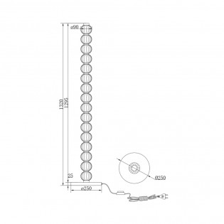 Lampadaire LED Amulet (33W)