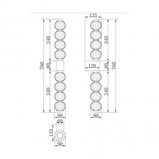 Applique Murale LED Amulet (19W)