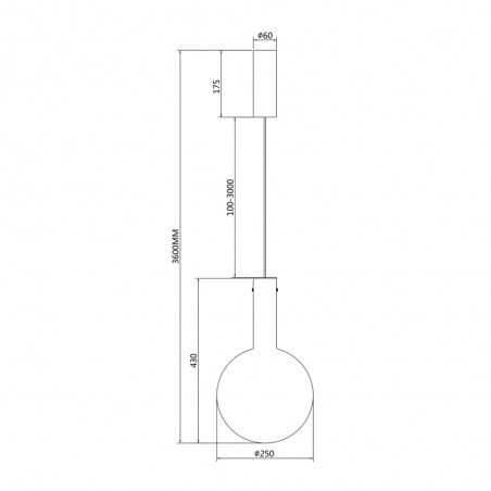 Suspension LED Nebula (6W)
