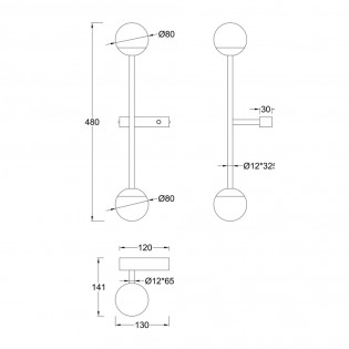 Applique Murale LED Touch (10W)