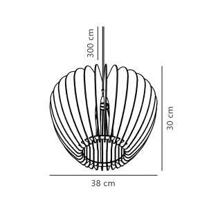 Lampe a suspension Tribeca 38