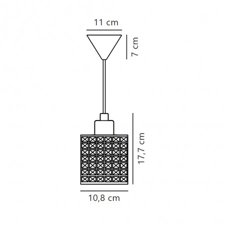 Lampe a suspension Hollywood