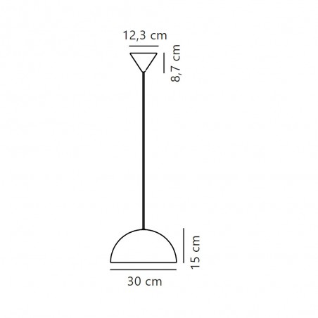Lampe de plafond Ellen 30