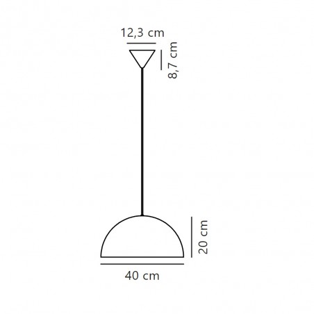 Lampe de plafond Ellen 40