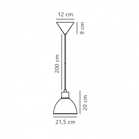 Lampe a suspension Pop