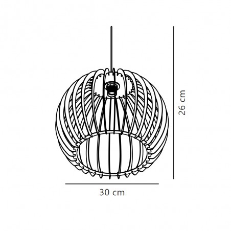 Lampe de plafond Chino 30
