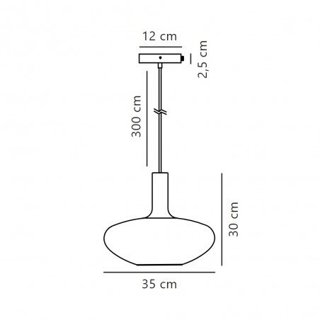 Lampe a suspension Alton 35