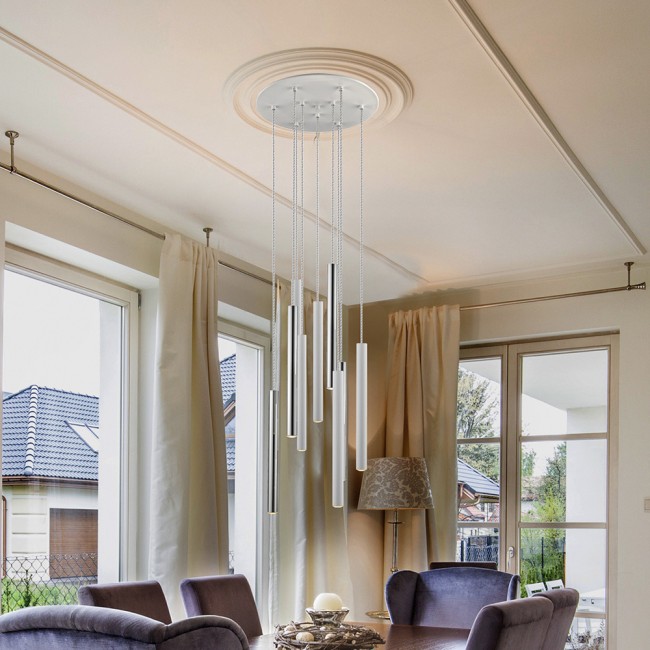 Lampe de plafond LED Varas (9x5W)