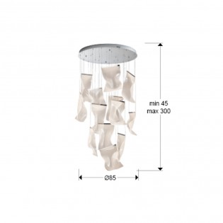 Lámpara colgante LED Velos Dimable (63W)