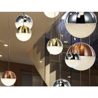 Plafonnier à LED dimmable Sphere (27 lumières)