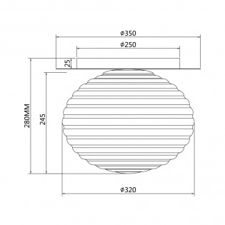 Plafonnier Reels