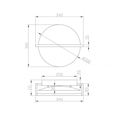 Applique Murale LED Mira (14W)