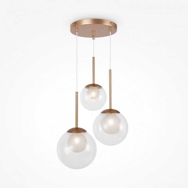 Lampe de plafond Basic Form Transparent (3 lumieres)